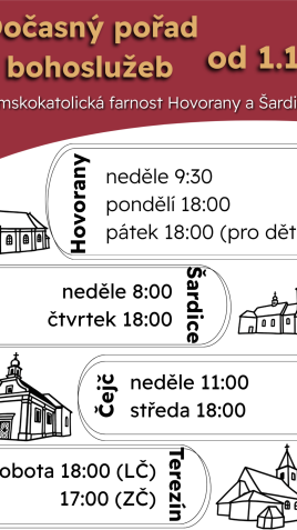Změny plynoucí ze spojení správy farností