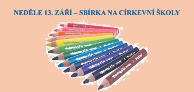 Sbírka na církevní školy 2026