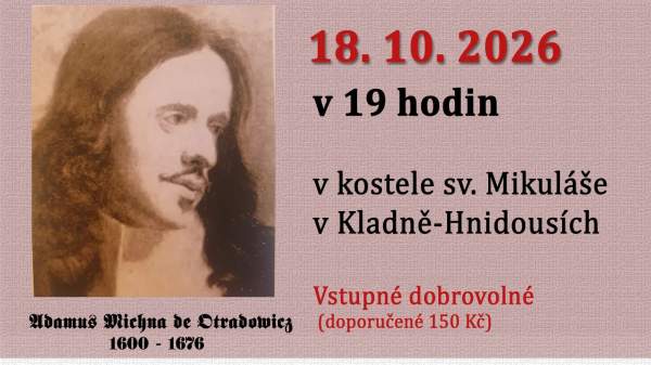 Koncert barokní hudby V.A. Michny 