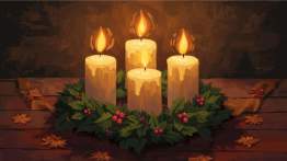 Vázání adventních věnců