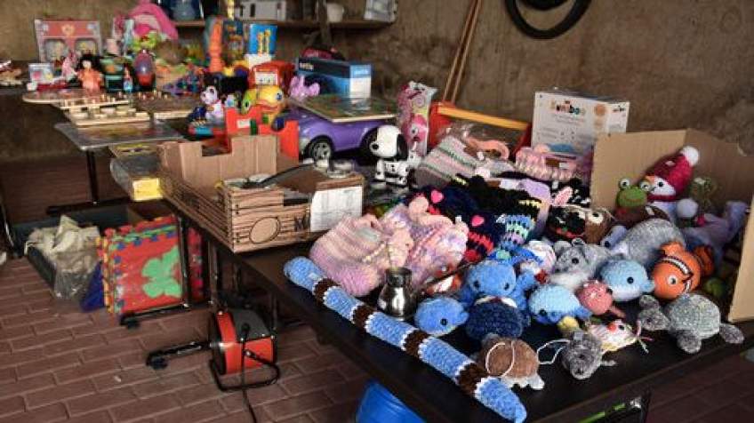 Dobročinný bazar na benefičním jarmarku